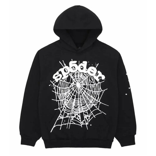 SP5DER WEB HOODIE V2 - Black